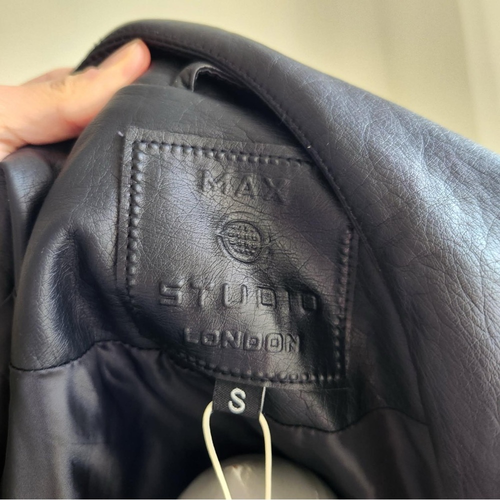 Max Studio Faux Leather Jacket - Picture 3 of 3